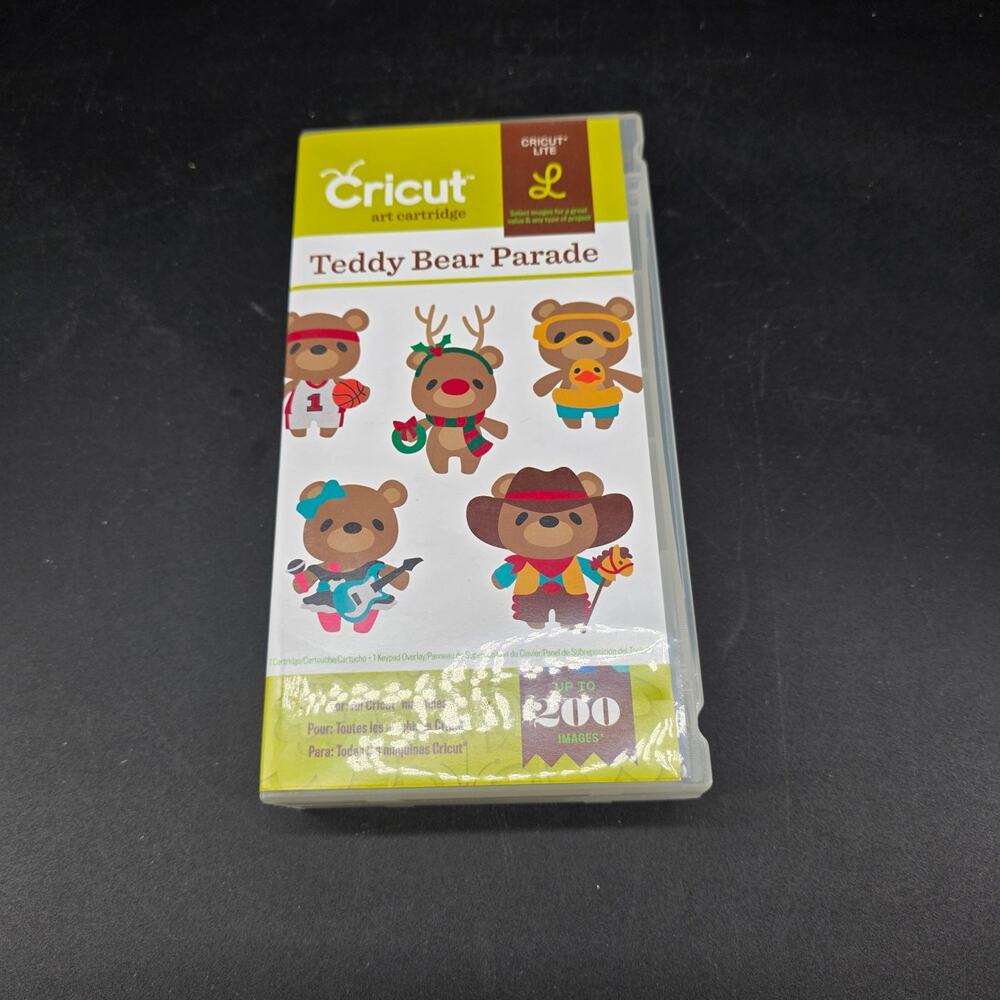 Cricut Teddy Bear Parade Die Cutting Cartridge for Cricut Lite 200 Images